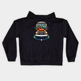 Back To School Bus Kids Hoodie